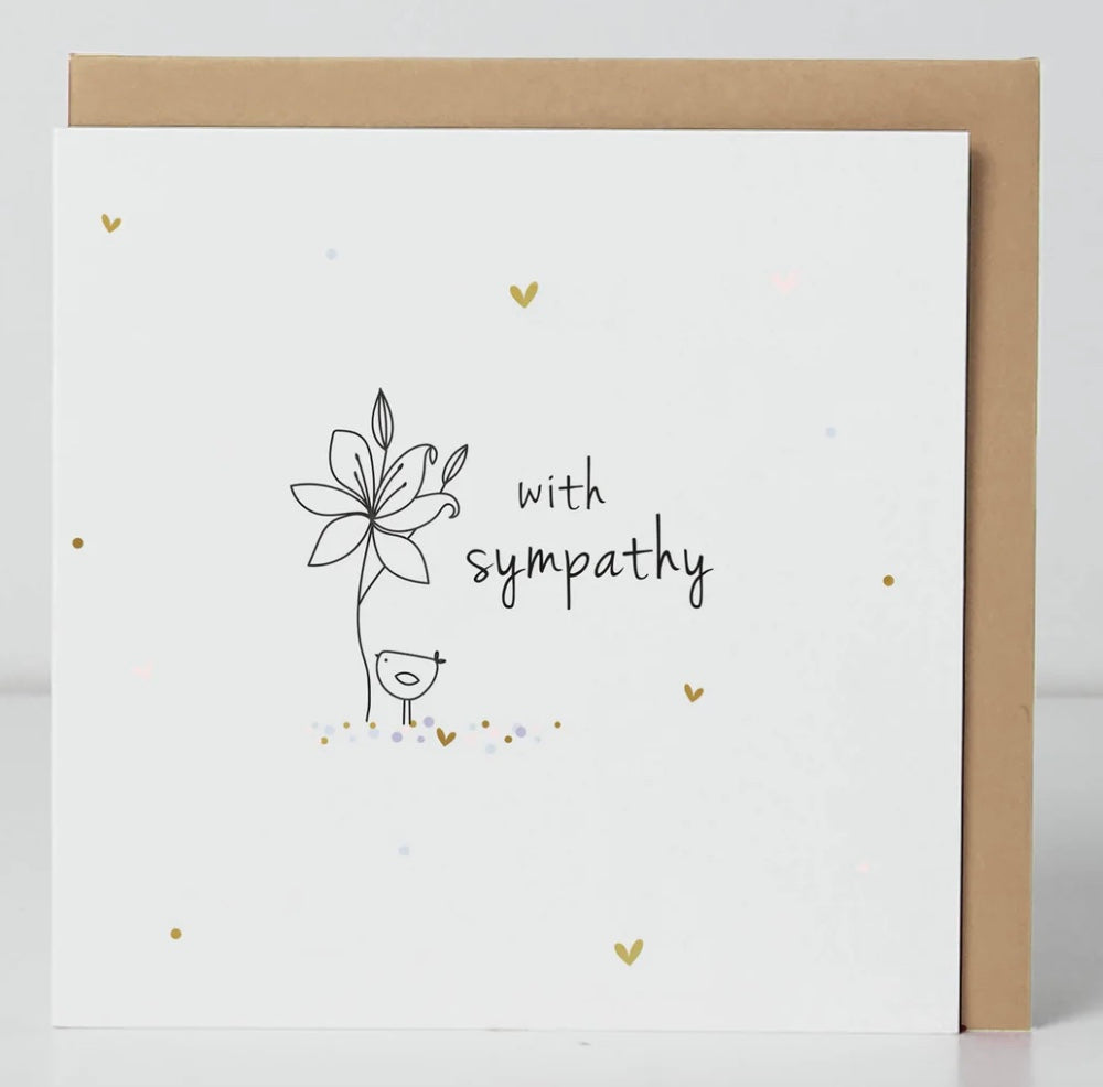 Sympathy Birdie Card