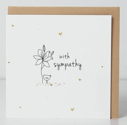 Sympathy Birdie Card
