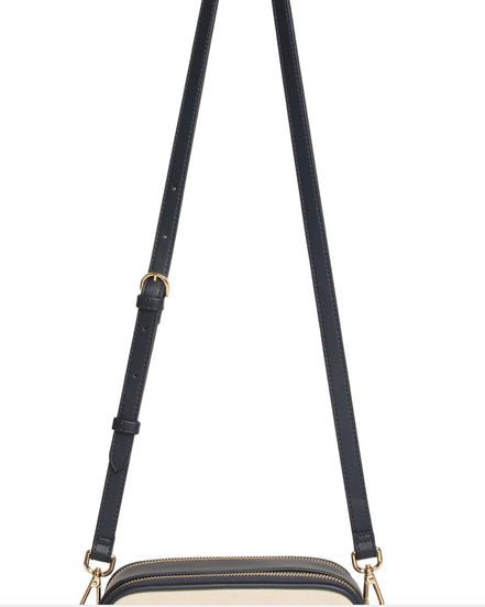 Navy Stripe Madrid Bag