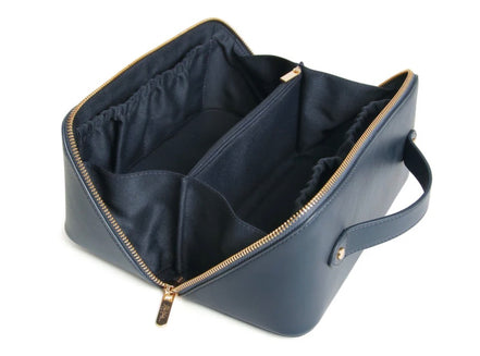 Nappa Train Case - Navy