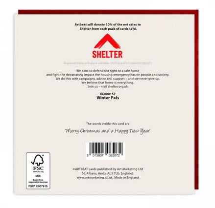 Winter Pals Christmas Cards - Pack of 6