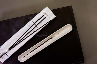 Modern Classics Ceramic Incense Burner - White