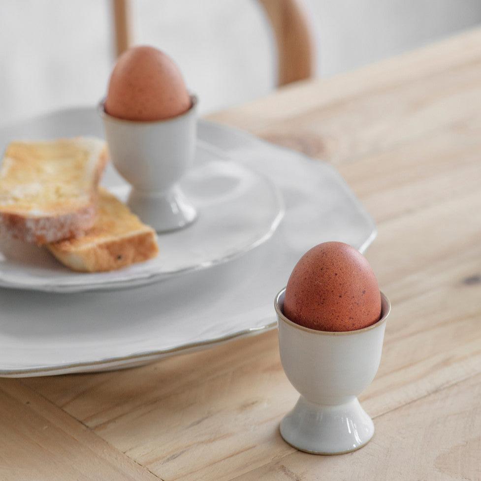 Ithaca Egg Cups - Set of 2 White