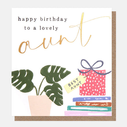 Aunty Birthday Card