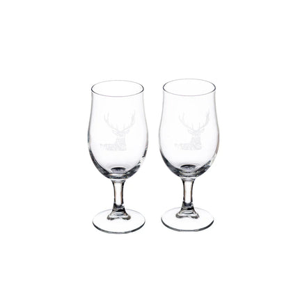 2 Craft Beer Glasses - Stag