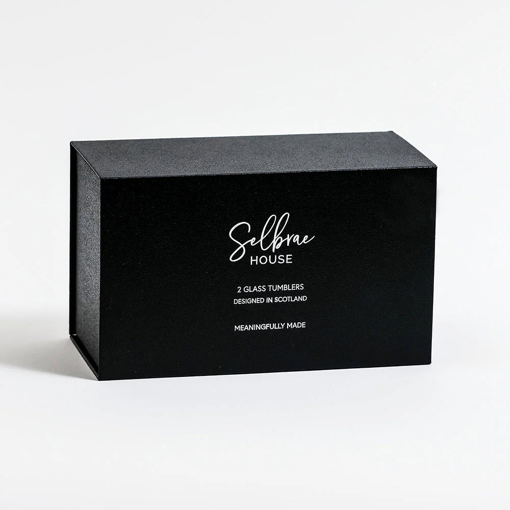 2 Glass Tumblers - Highland Cow