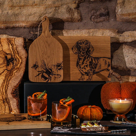 2 Glass Tumblers - Highland Cow