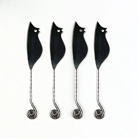 4 Mini Cheese Knives - Mouse