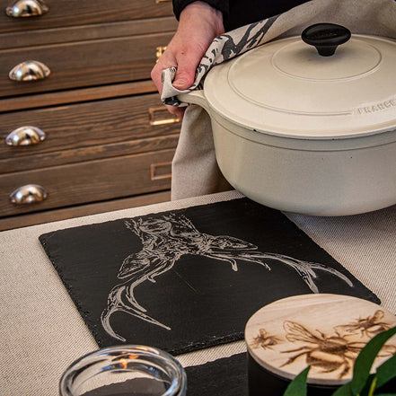 Stag Prince Slate Pot Stand