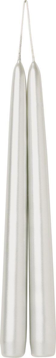 Silver Tapered Candle