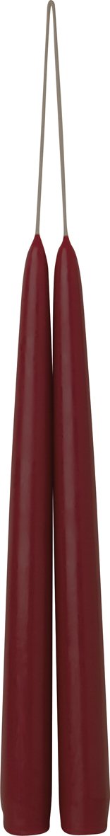 Dark Red  Tapered Candle