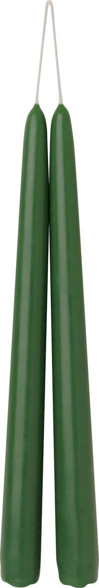 Dark Green Tapered Candle
