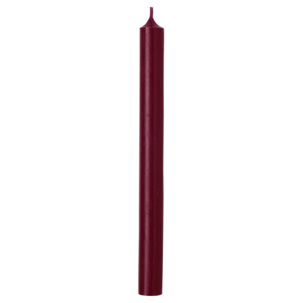Cylinder Candle red plum 22x25cm