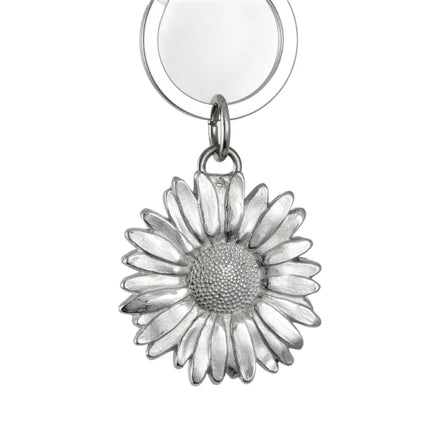 Daisy Pewter Keyring