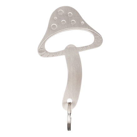 Mushroom Bottle Opener Keyring