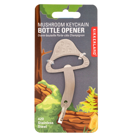 Mushroom Bottle Opener Keyring