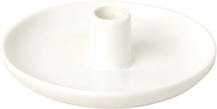 White Ceramic Candle Holder
