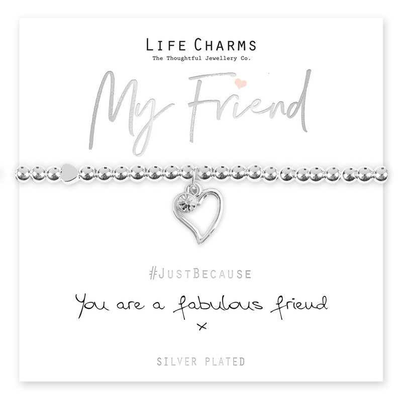 Fabulous Friend Heart Bracelet