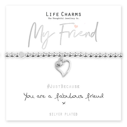 Fabulous Friend Heart Bracelet