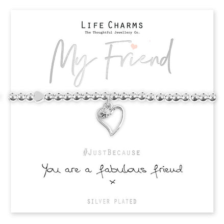Fabulous Friend Heart Bracelet