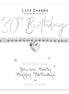You Are 30 Hearts Bracelet