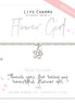 Thank You Flower Girl Bracelet