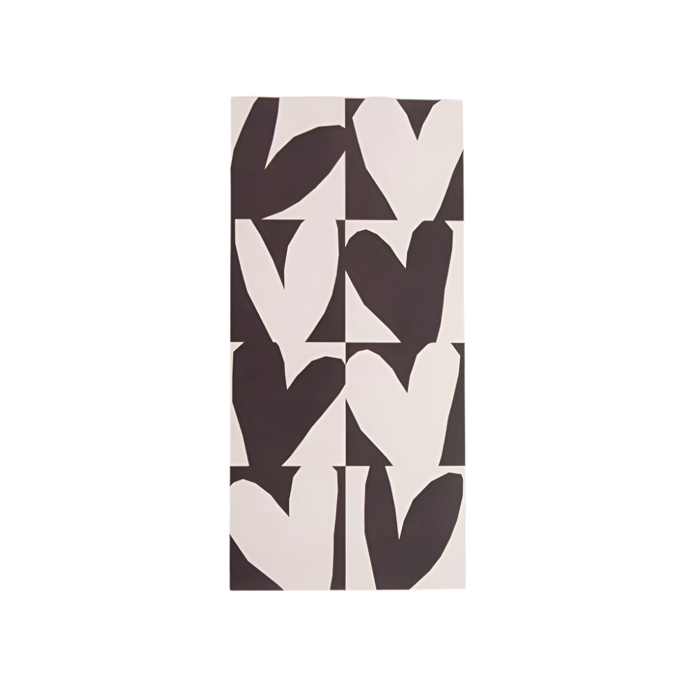 Pink Checkmate Heart List Pad