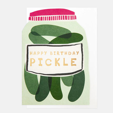 Happy Birthday Pickle Jar Card