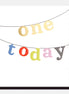 One Today Multi Text Bunting Birthday Card