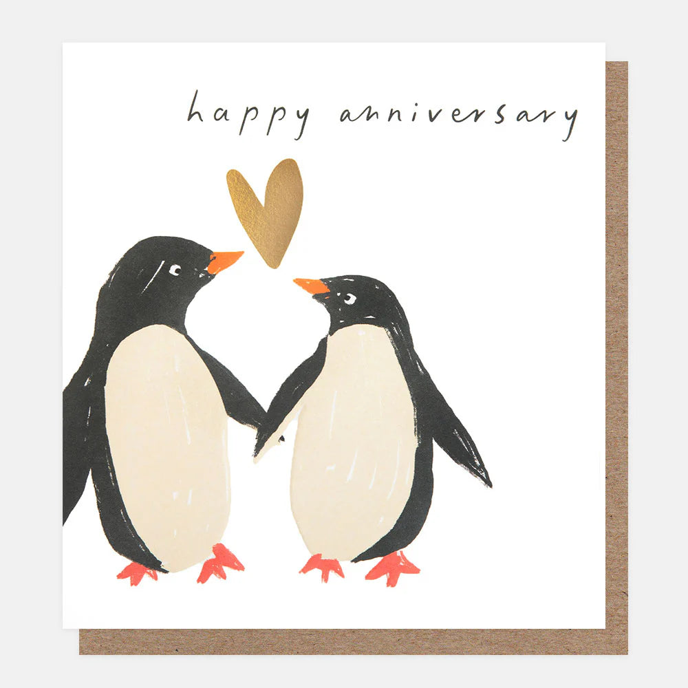 Happy Anniversary Penguins Card