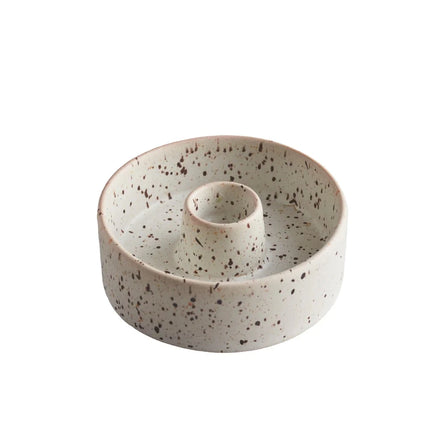Stone Speckle Ceramic Candle Holder