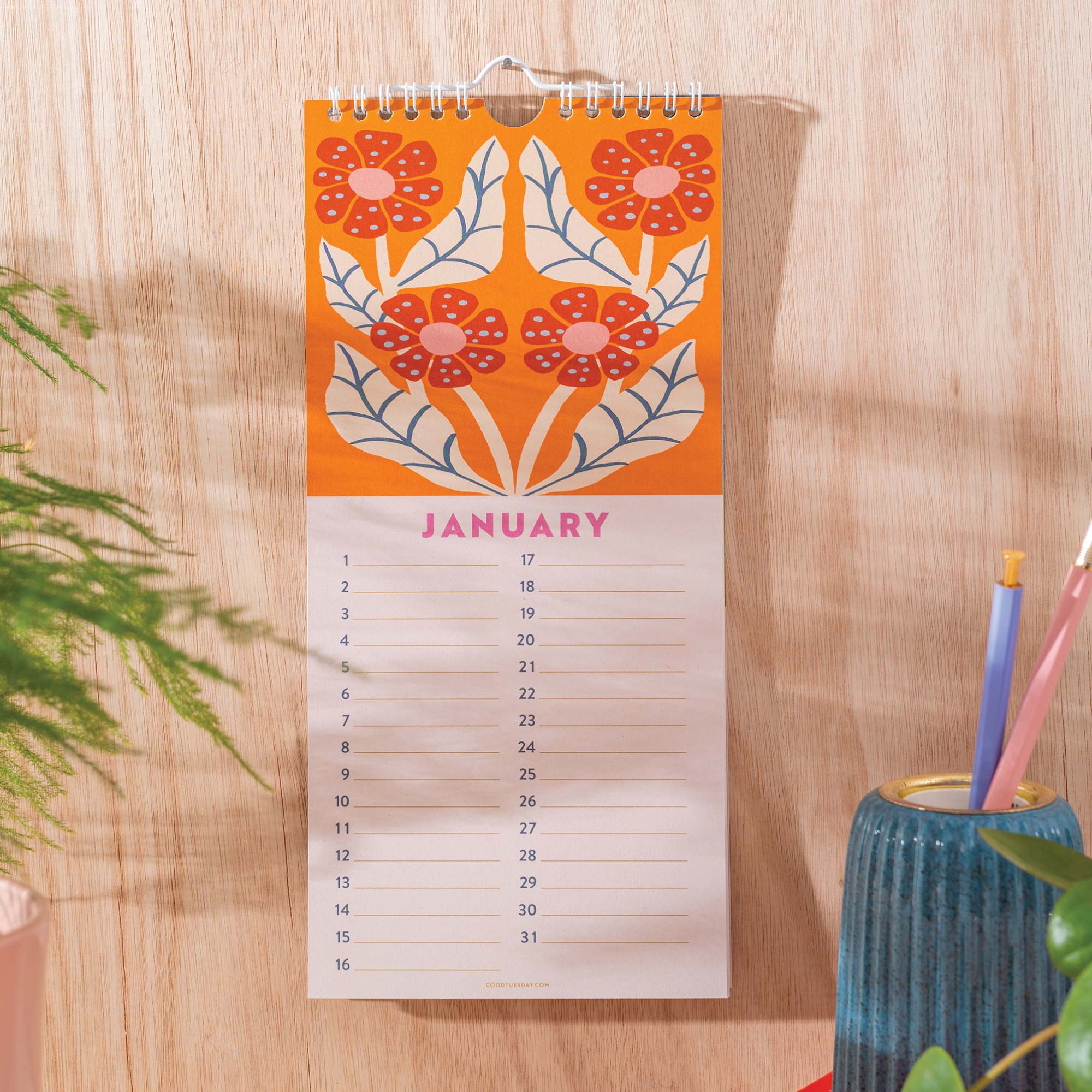 Birthday Calendar | Les Fleurs