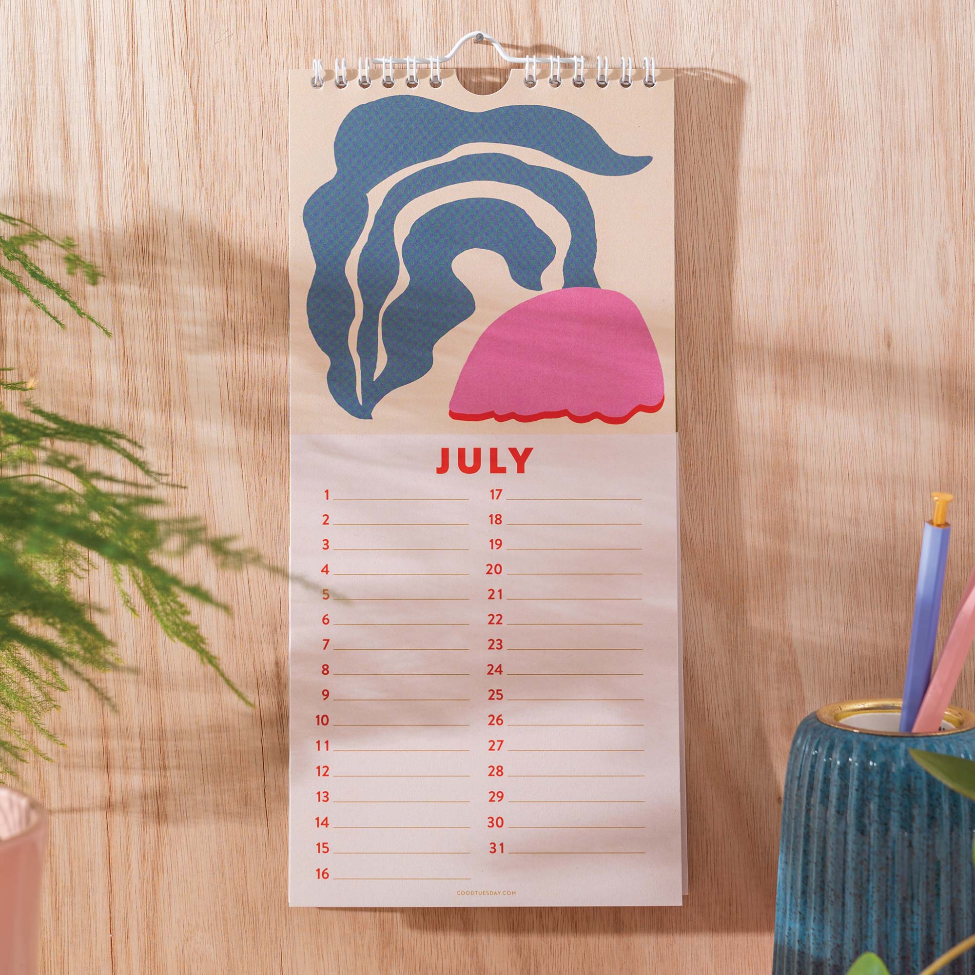 Birthday Calendar | Les Fleurs