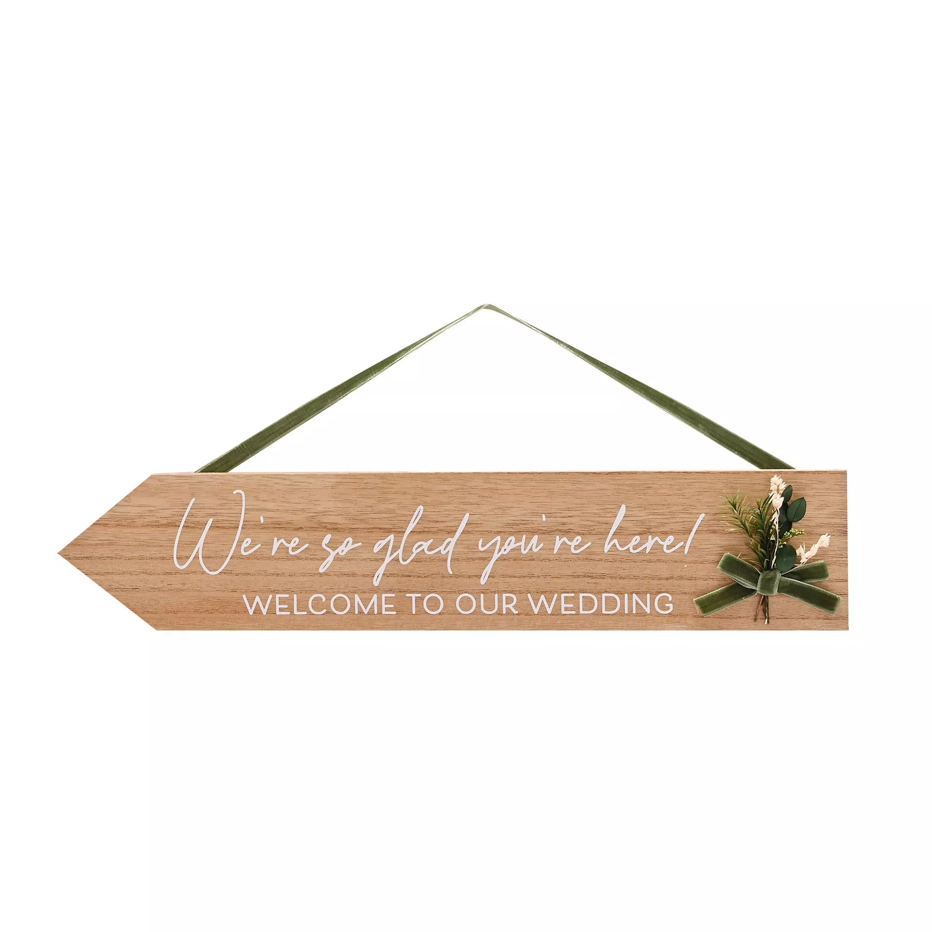 Love Story Hanging Arrow Plaque