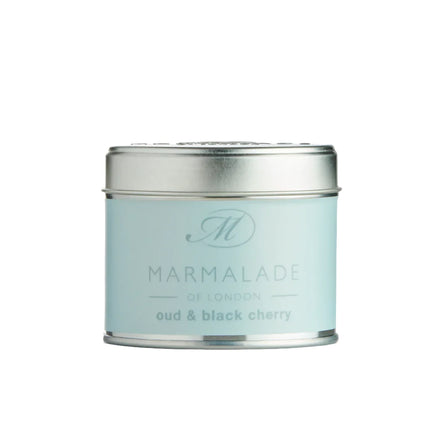 Oud & Black Cherry Medium Tin Candle