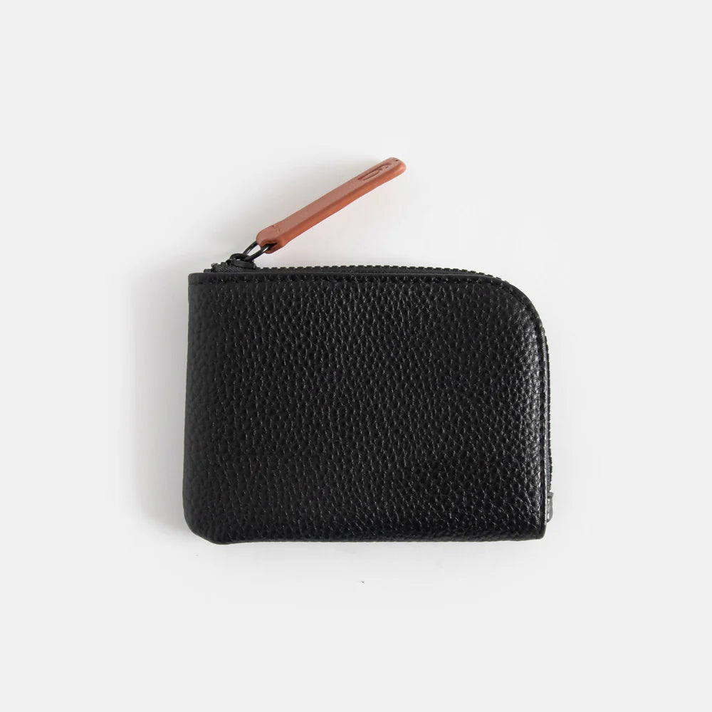 Black/Navy Corner Zip Card Holder