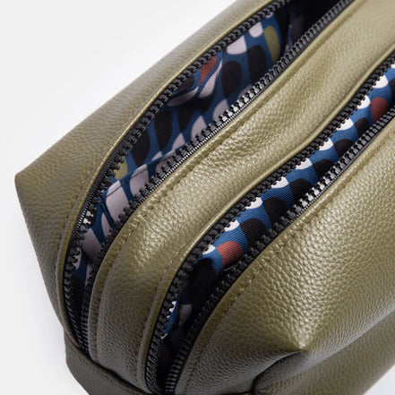Dark Green Large Travel Washbag
