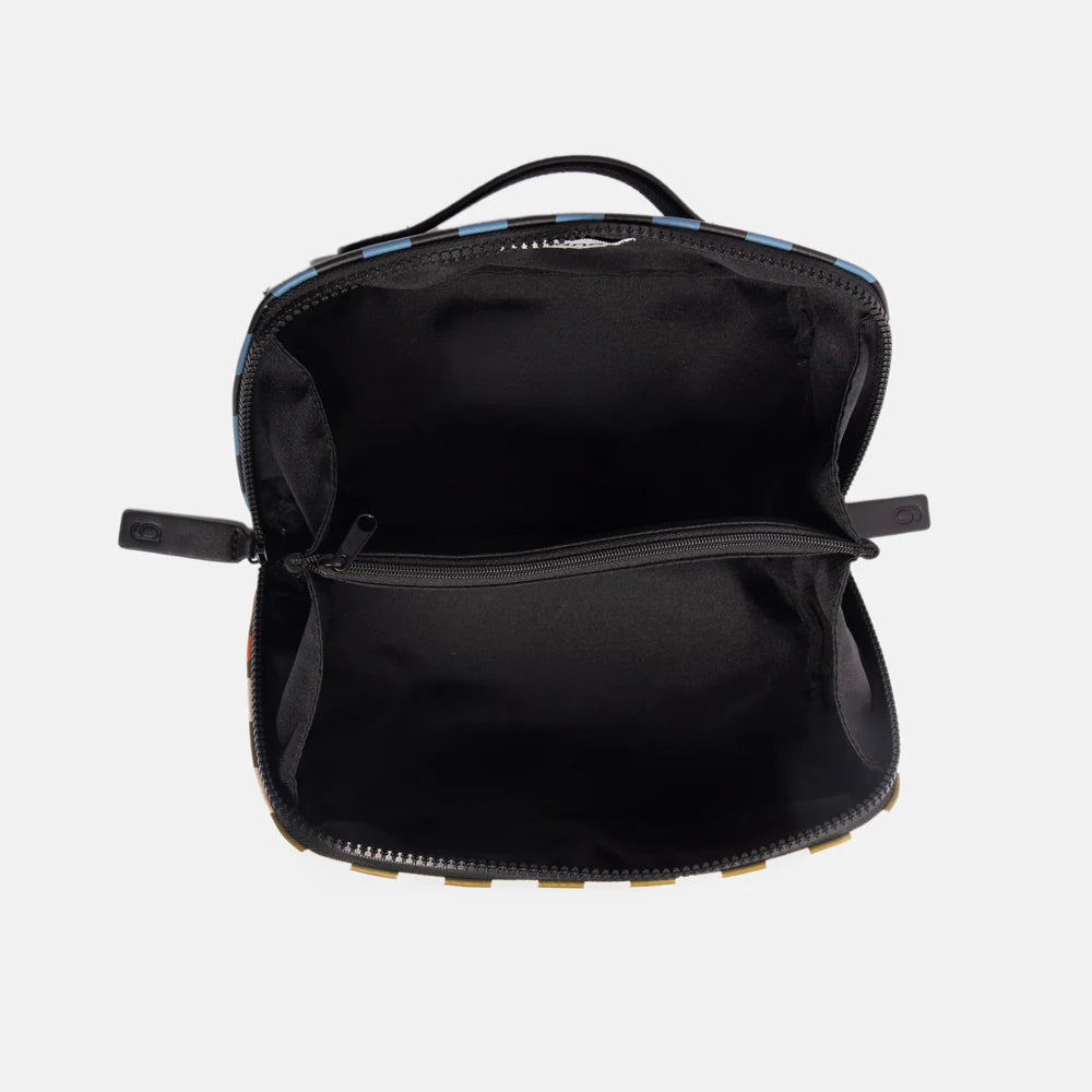 Retro Stripe Flat Lay Wash Bag