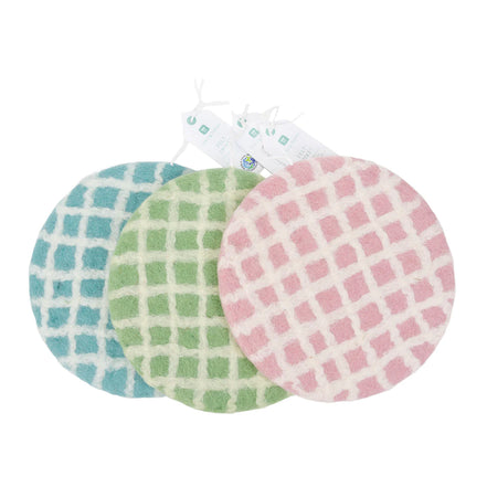 Felt Trivet- Assorted Green/ Pink/ Blue