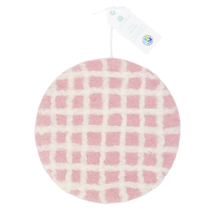 Felt Trivet- Assorted Green/ Pink/ Blue