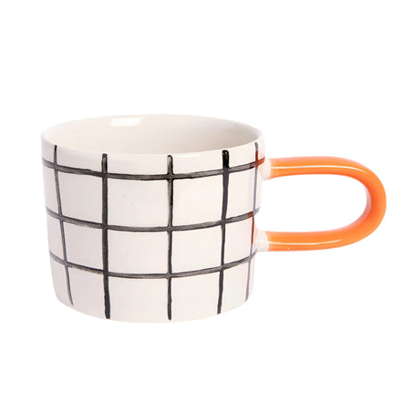 Mono Grid Mug