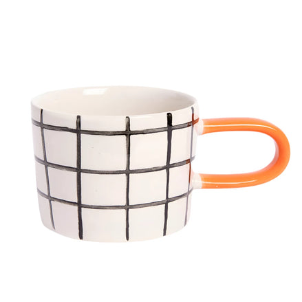 Mono Grid Mug