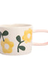 Yellow Flowers Ceramic Stoneware Mug