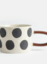 Mono Scattered Dots Mug