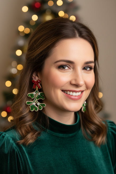 Mistletoe Earrings