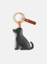 Charcoal Labrador Novelty Keyring