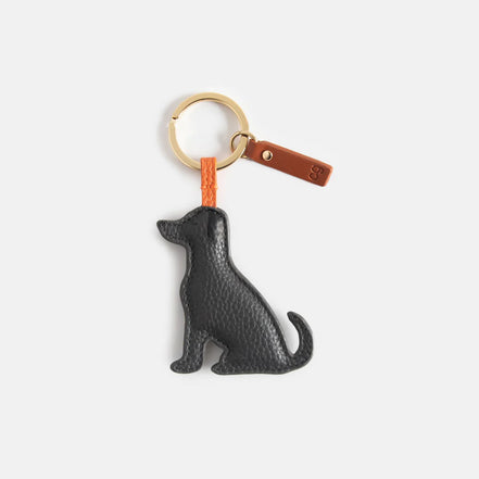 Charcoal Labrador Novelty Keyring