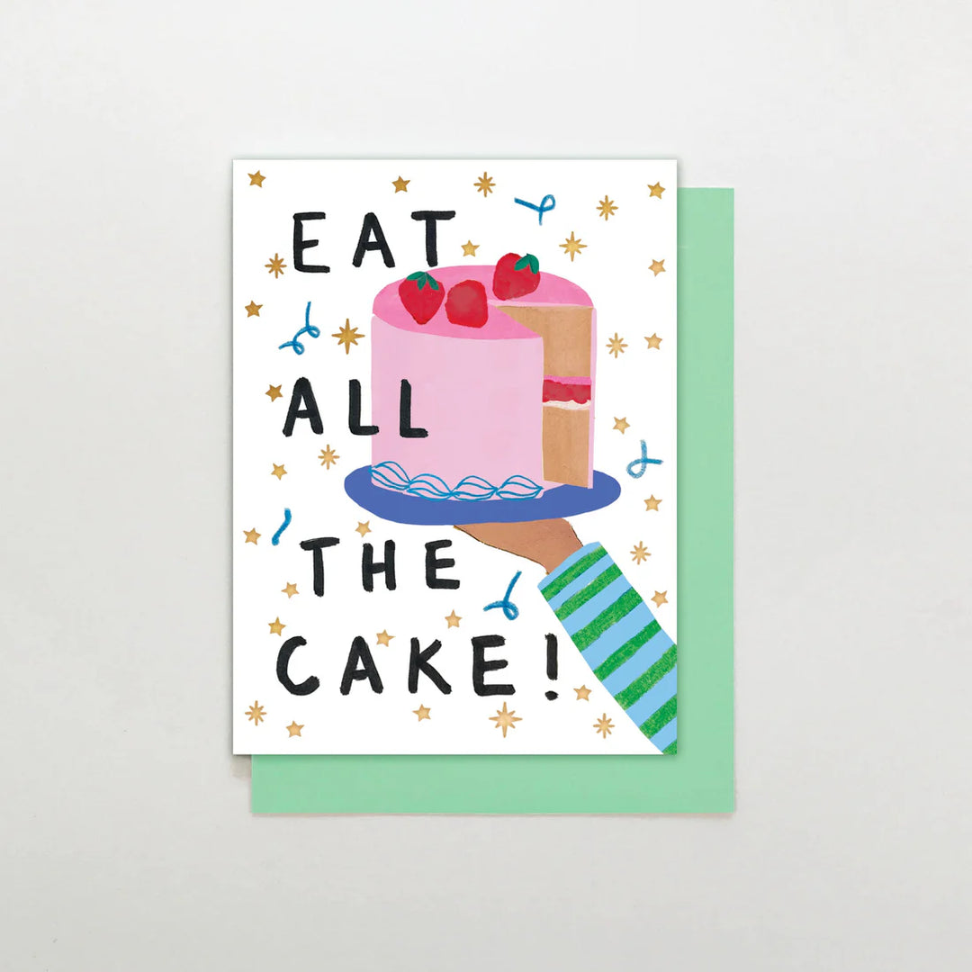 Eat All The Cake Mini Card