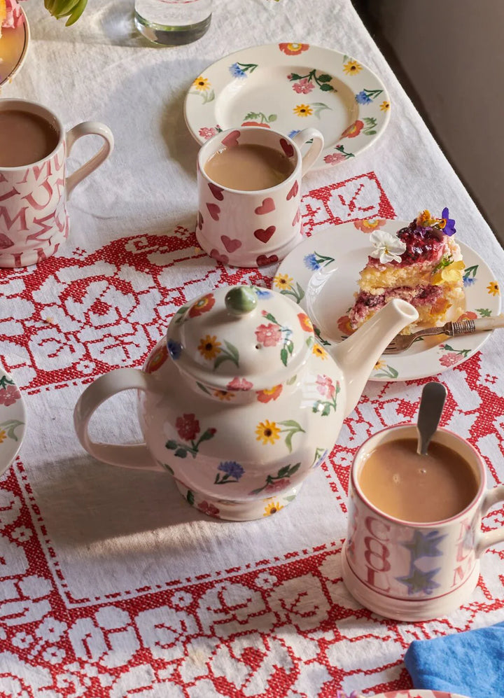Poppies &amp; Pinks 3 Mug Teapot