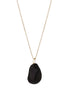 portobello necklace black enamel